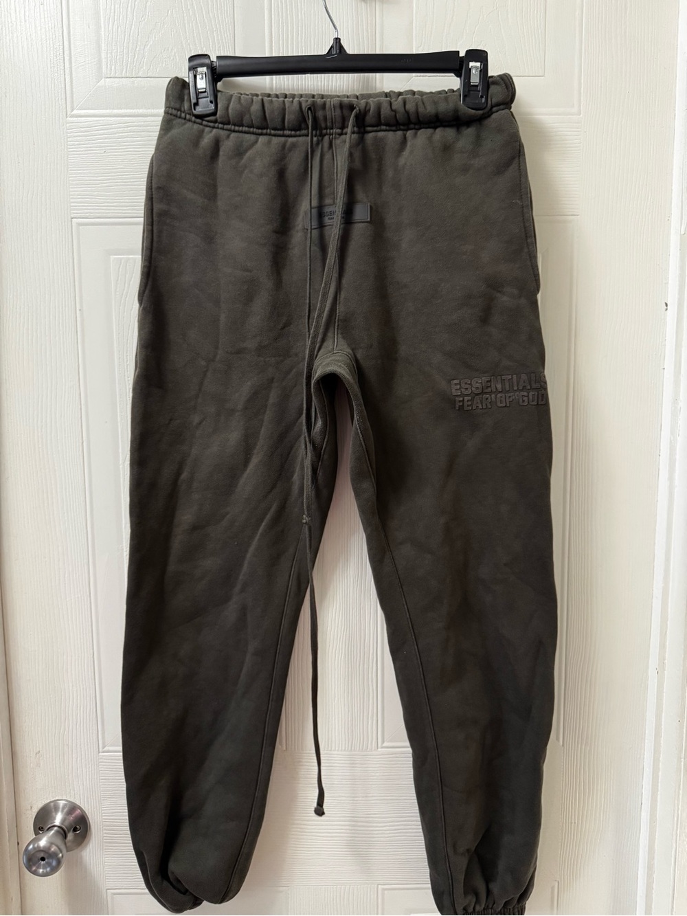 Essentials Men's Dark Olive Green Joggers